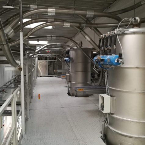 Dilute phase conveying