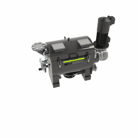 Continuous high-efficiency regrader